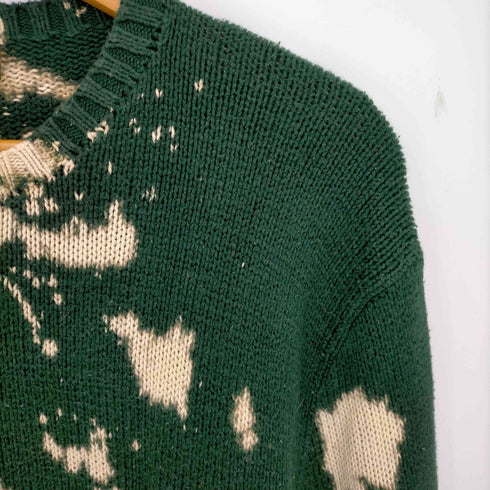 ポロラルフローレン POLO RALPH LAUREN ブリーチ加工 コットンニット メンズ import:XL
