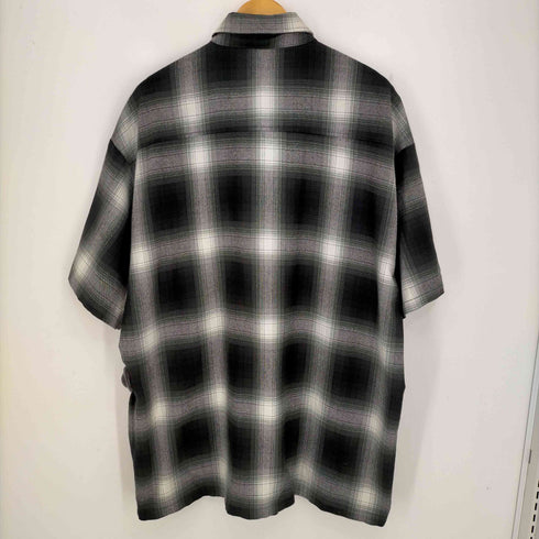 キャルトップ CALTOP USA製 オンブレチェック半袖シャツ メンズ 2XL