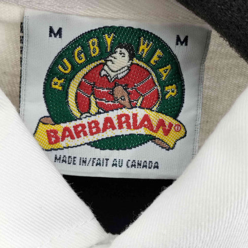 バーバリアン BARBARIAN MADE IN CANADA S/S ラガーシャツ メンズ import:M