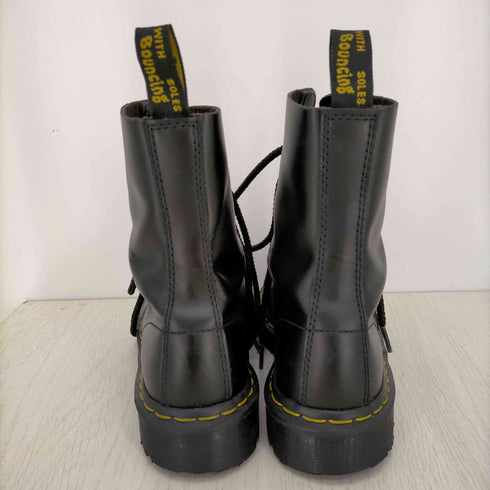 ドクターマーチン Dr.Martens 10ホール厚底ブーツ スチールトゥ アイレット レディース UK:4