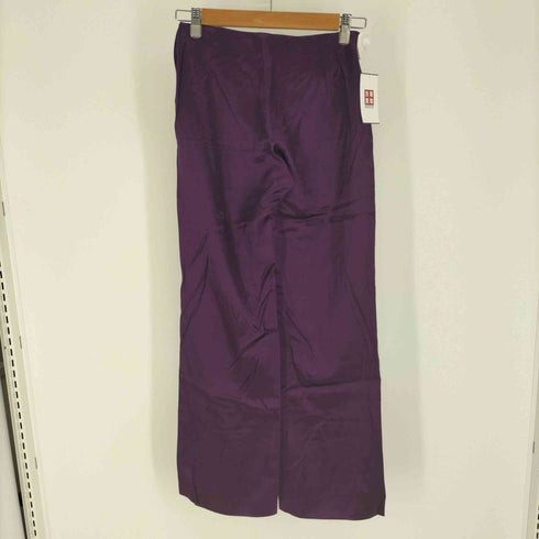 ズッカ ZUCCa サテン ストレート パンツ レディース JPN:M