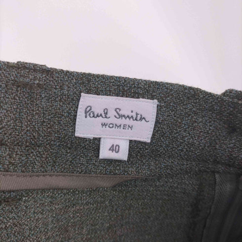 ポールスミス Paul Smith WOMEN ウール ワンタック スラックス パンツ レディース W61~65 H88~92