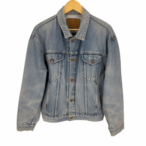 ラングラー Wrangler ウォッシュ加工 デニムジャケット メンズ