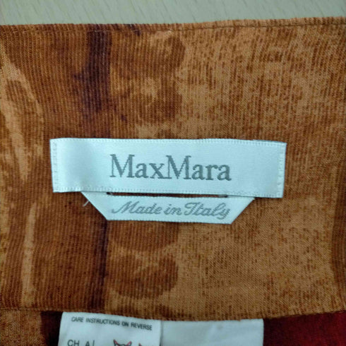 マックスマーラ MAXMARA 総柄巻きスカート レディース JPN:38