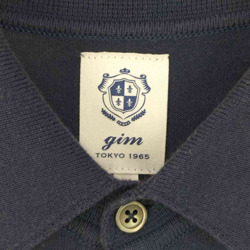 ジム gim コットン ニットポロシャツ メンズ JPN:M