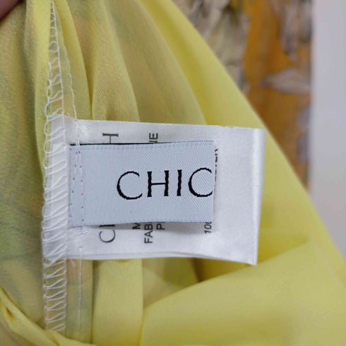 シックウィッシュ CHICWISH 花総柄 シフォンワンピース レディース