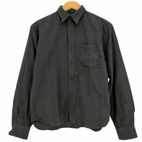 ダブルアールエル ラルフローレン RRL RALPH LAUREN チンスト付 ストライプワークシャツ メンズ import:XS