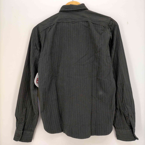 ダブルアールエル ラルフローレン RRL RALPH LAUREN チンスト付 ストライプワークシャツ メンズ import:XS