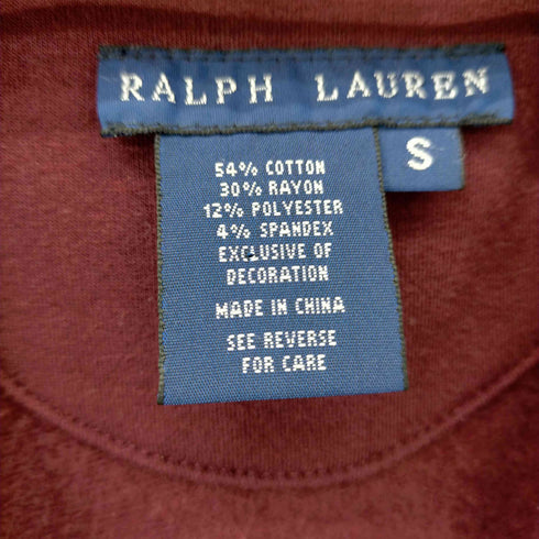 ラルフローレン RALPH LAUREN スウェット地 クルミボタン 2B テーラードジャケット レディース JPN:S