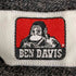 ベンデイビス BEN DAVIS チェーンステッチ刺繍 ストライプワークシャツ メンズ import:S