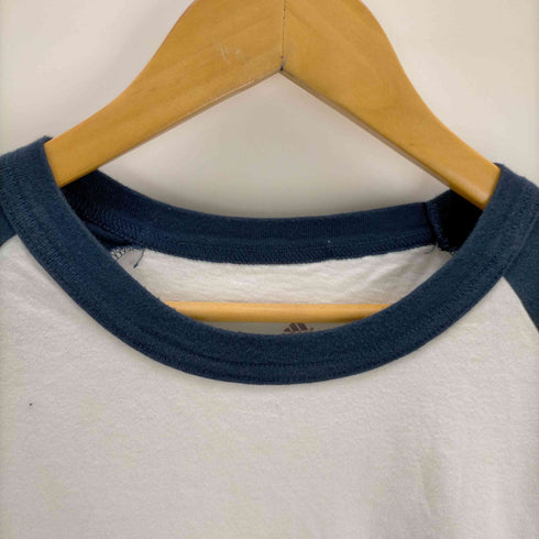 アディダス adidas エルサルバドル製 ラグランスリーブTシャツ メンズ import:XL