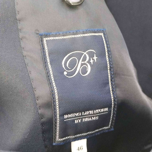 ビーミング ライフストアバイビームス B MING LIFE STORE by BEAMS シングルブレスト 2B ポリエステル テーラードジャケット メンズ 46