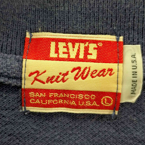 リーバイス Levis USA製 ワンポイントポロシャツ メンズ JPN:L