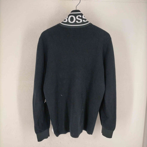 ヒューゴボス HUGO BOSS スタンドカラーニットジップアップブルゾン メンズ JPN:L