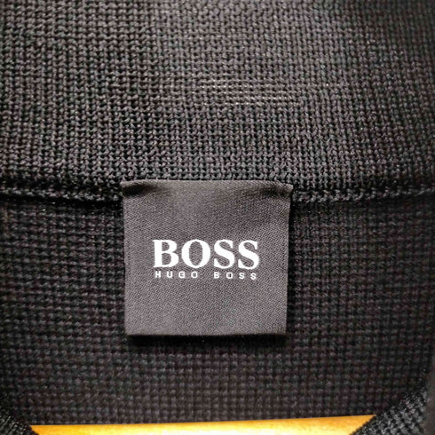 ヒューゴボス HUGO BOSS スタンドカラーニットジップアップブルゾン メンズ JPN:L