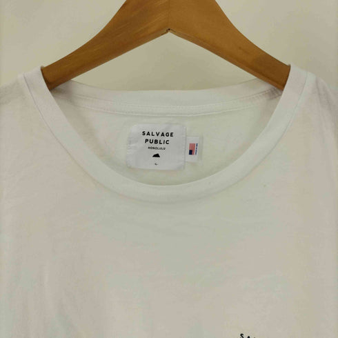 サルベージパブリック SALVAGE PUBLIC USA製 袖プリントカットソー メンズ import:L