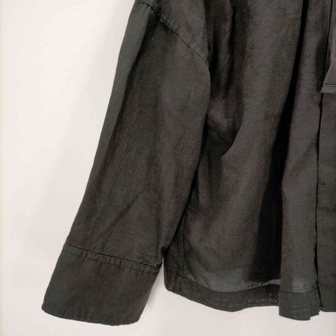 マカフィー MACPHEE 23SS コットンリネンパナマクロス ネックギャザージャケット レディース JPN:36