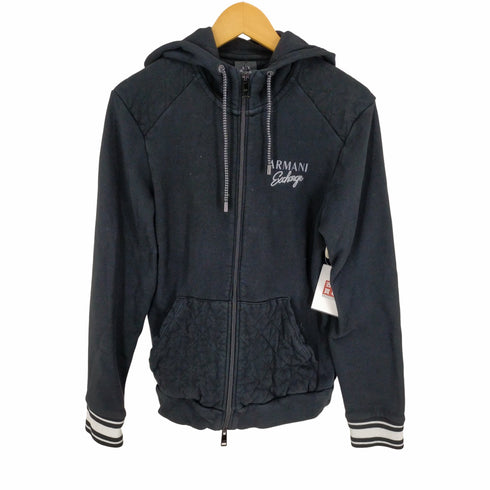 アルマーニエクスチェンジ ARMANI EXCHANGE キルティングカンガルーポケットジップアップパーカー メンズ JPN:M