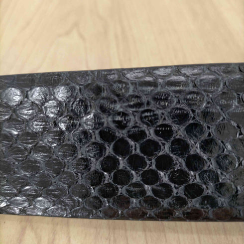 ドルチェアンドガッバーナ DOLCE&GABBANA MADE IN ITALY ロゴバックルクロコ型押しレザーベルト メンズ 90cm-36INCH
