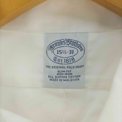 ブルックスブラザーズ BROOKS BROTHERS SLIM FIT ボタンダウン L/S シャツ メンズ 15 1/2-31
