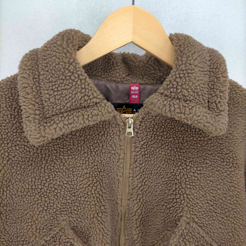 アルファインダストリーズ ALPHA INDUSTRIES マルチポケット ボアジャケット レディース import:M