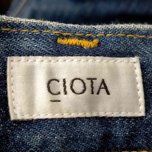 シオタ CIOTA スビンコットン13.5ozハイウエストデニムパンツ レディース US:26-27