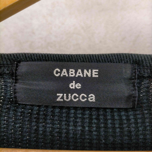 カバンドズッカ CABANE de ZUCCa オーバーサイズサーマルカットソー メンズ JPN:M
