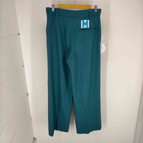 ミックスセブン MIXSEVEN ピーコックブルーワイドスラックス メンズ JPN:XL