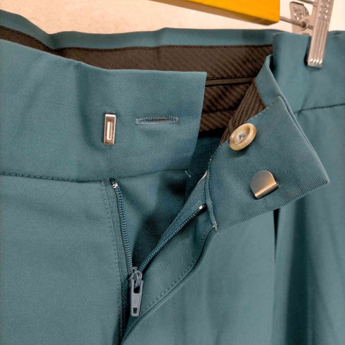 ミックスセブン MIXSEVEN ピーコックブルーワイドスラックス メンズ JPN:XL