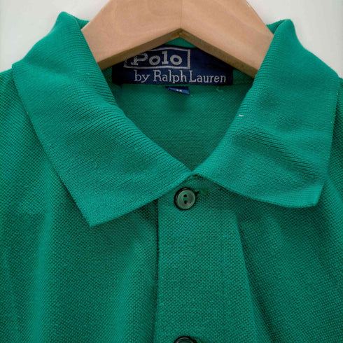 ポロバイラルフローレン Polo by RALPH LAUREN スモールポニー ロゴ刺繍ポロシャツ レディース import:M
