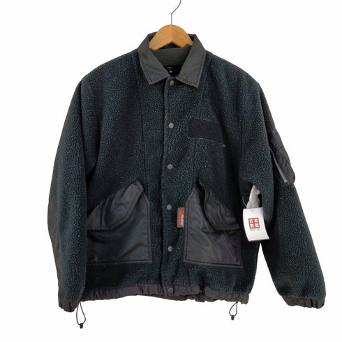 コムデギャルソンオム COMME des GARCONS HOMME 21AW エステルボアフリース×エステルタフタジャケット POLARTEC メンズ JPN:XS