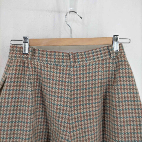 千鳥格子 2タックチェックショートパンツ レディース