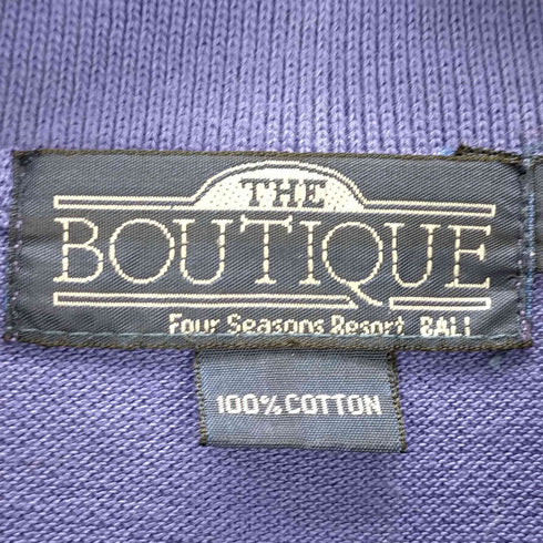 FOUR SEASONS RESORT BALI ロゴ刺繍ポロシャツ メンズ import:S