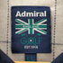 アドミネラルゴルフ Admiral GOLF 刺繍ロゴ 格子柄 ボタンダウン 長袖ポロシャツ メンズ LL