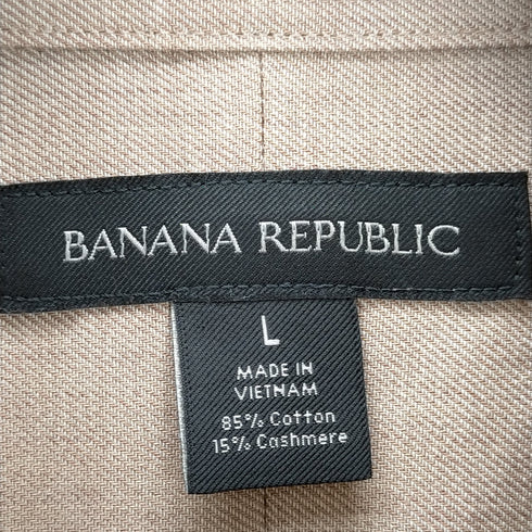バナナリパブリック BANANA REPUBLIC COTTON-CASHMERE DRESS SHIRT メンズ import:L