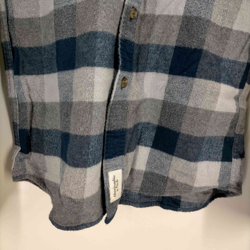 アバクロンビーアンドフィッチ Abercrombie & Fitch ギンガムチェック フランネルシャツ メンズ JPN:M