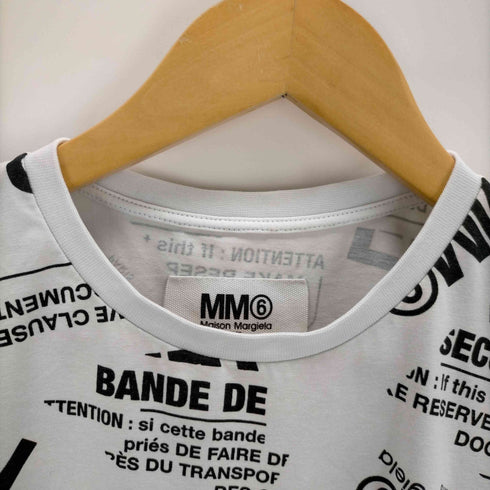 エムエムシックス メゾンマルジェラ MM6 Maison Margiela MM6 ロゴ クルーネック キッズTEE レディース 12