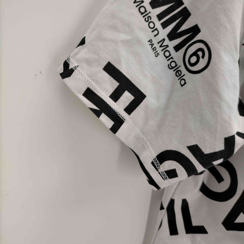 エムエムシックス メゾンマルジェラ MM6 Maison Margiela MM6 ロゴ クルーネック キッズTEE レディース 12