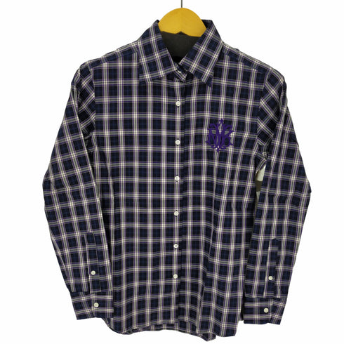 ニューヨーカー NEWYORKER L/S ブロックチェックシャツ ワンポイント レディース JPN:11号