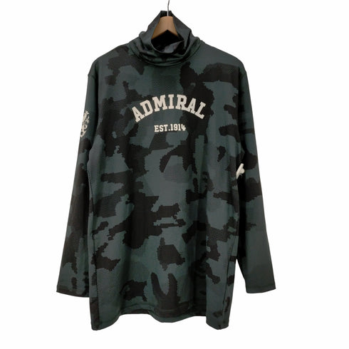 アドミラル Admiral カモフラ柄 タートルネックカットソー メンズ XL