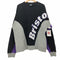 エフシーレアルブリストル / エフシーアールビー F.C.Real Bristol/ F.C.R.B. 2023AW BIG LOGO PANELED CREWNECK SWEAT メンズ JPN:L