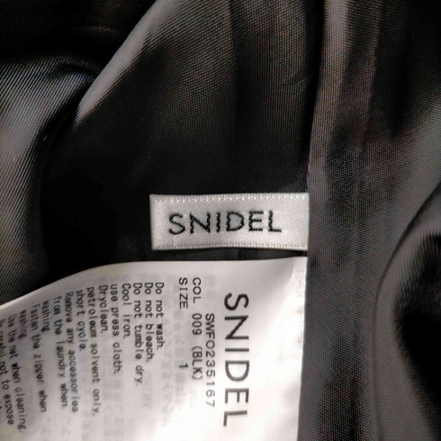 スナイデル snidel タフタミニワンピース レディース JPN:1