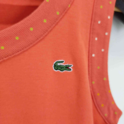 ラコステ LACOSTE ドットラインタンクトップ ワンポイント レディース EUR:40
