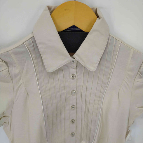 バーバリーロンドンブルーレーベル BURBERRY LONDON BLUE LABEL ヘンリーネックシャツブラウス レディース DE:38