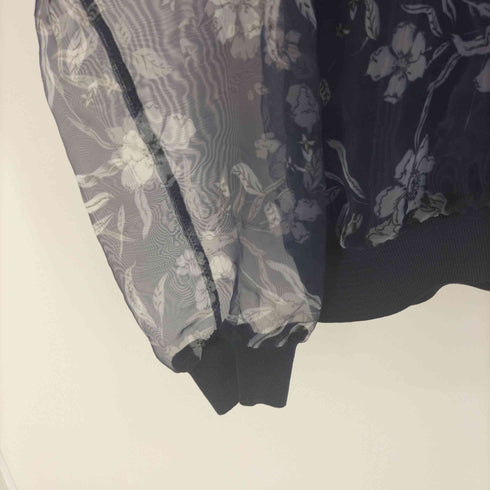 ザラ ZARA 花柄 シースルー ブラウス レディース import:S