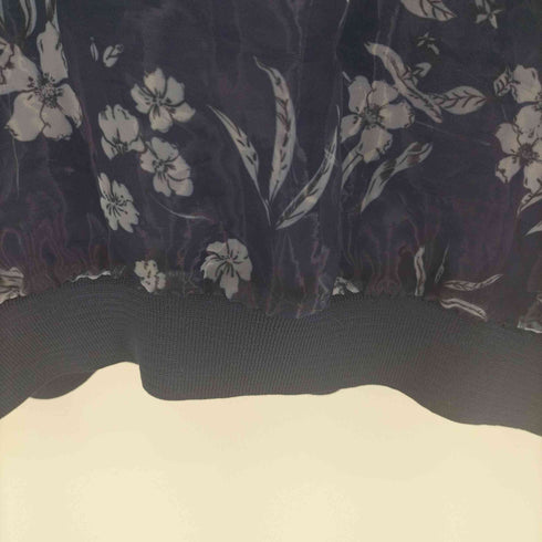 ザラ ZARA 花柄 シースルー ブラウス レディース import:S