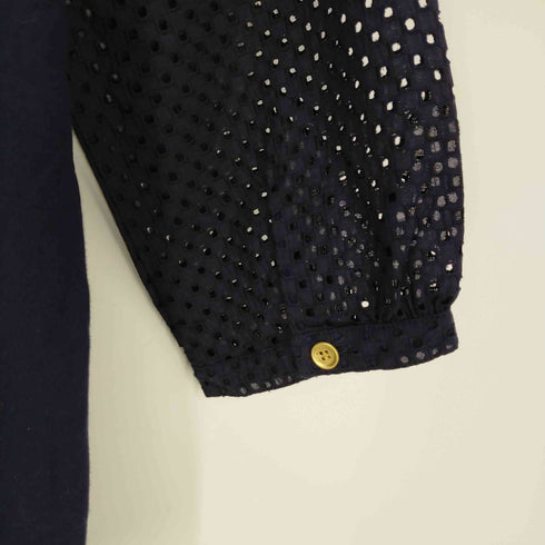ブルーレーベルクレストブリッジ BLUE LABEL CRESTBRIDGE 袖メッシュカットソー レディース DE:38