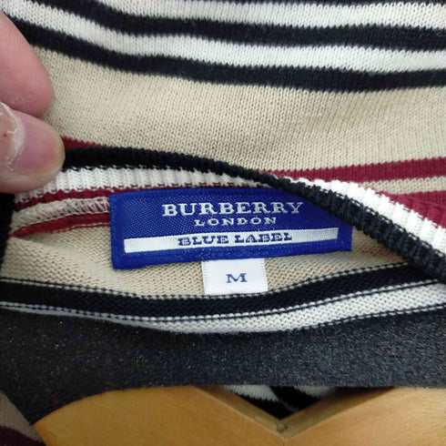 バーバリーロンドンブルーレーベル BURBERRY LONDON BLUE LABEL ノバライン ニットカットソー ノバチェック レディース import:M