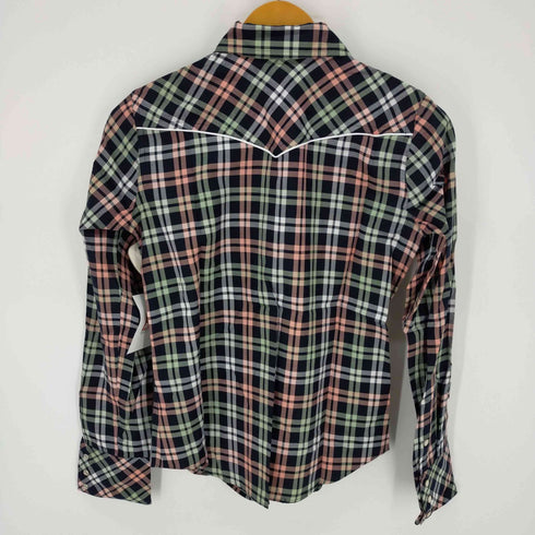 バーバリーロンドンブルーレーベル BURBERRY LONDON BLUE LABEL ウエスタンチェックシャツ レディース EUR:38