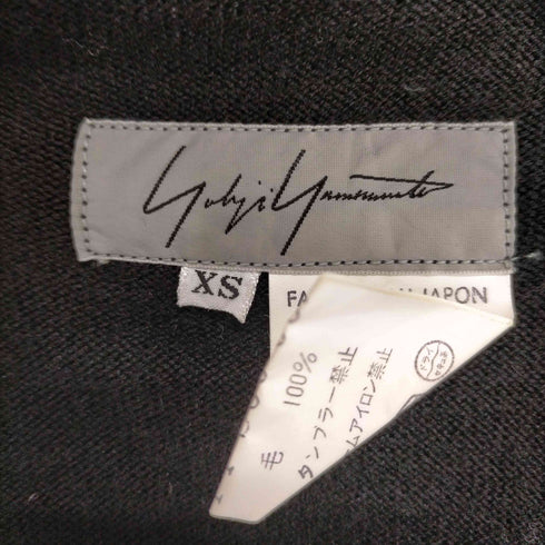 ヨウジヤマモト Yohji Yamamoto 98AW アシンメトリーデザインウールニットタイトスカート レディース JPN:XS